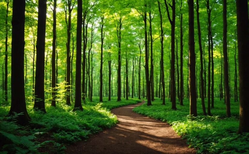 La beauté cachée des forêts : un voyage sensoriel