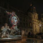 video mapping monument