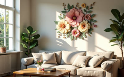 Applique fleur vintage : comment l'associer à sa déco sans surcharger
