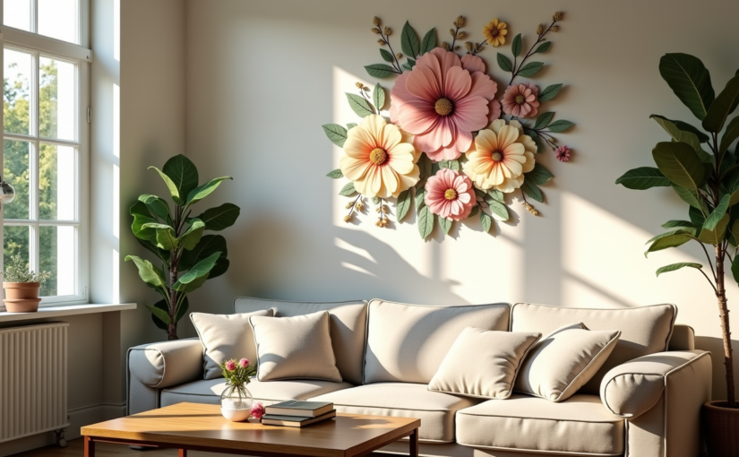 Applique fleur vintage : comment l'associer à sa déco sans surcharger