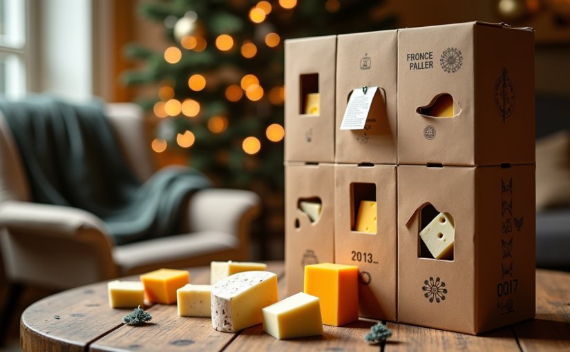 Calendrier de l'avent fromage La Boit'Apéro : idée cadeau gourmande